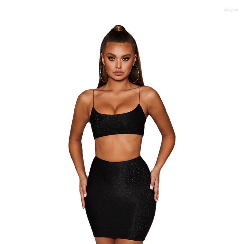 

Work Dresses Skirts Womens 2023 Summer Women Sets Strap Tops Suits Sexy Two Piece Set Night Party Tracksuits Street, Beige