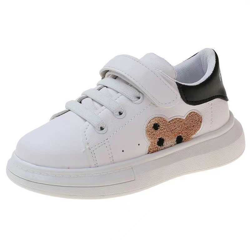 

Girls' Shoes Maikun Small White Shoes 2023 Autumn New Spring and Autumn Board Shoes Chil1en's Sports Shoes Breathable White Casual Shoes, Black2