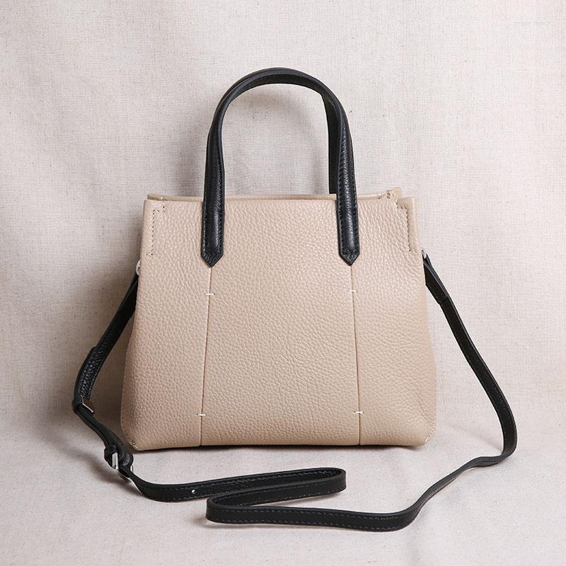

Evening Bags 2023 Fashion Handbag First Layer Cowhide Shoulder Messenger Korean Version Wild Soft Leather Small Bag