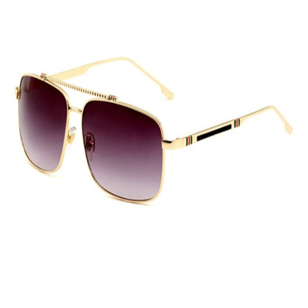 

New 1035 simple sunglasses men and women square glasses sunglasses driver mirror