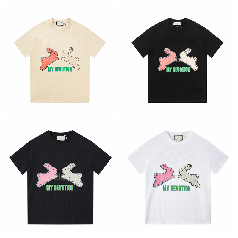 

Men Women Summer Casual Tees Designer Loose Round Neck Sport Tops Fashion Printed Tide Skateboard tshirt, Beige