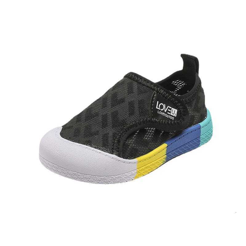 

Year-round Production of Stable Japanese Kindergarten Indoor Chil1en's Shoes Anti-skid Household Shoes Breathable Mesh Shoes Single, White