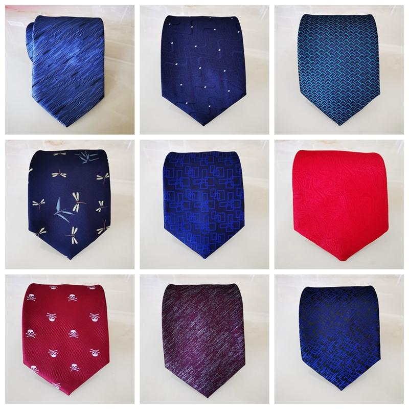 

Bow Ties 4pcs 20% Off Mens 3.15Inch Fashion Polyester Neck Tie Adult Good Quality Hand Made Men's Neckwear Accessories Stock - Navy