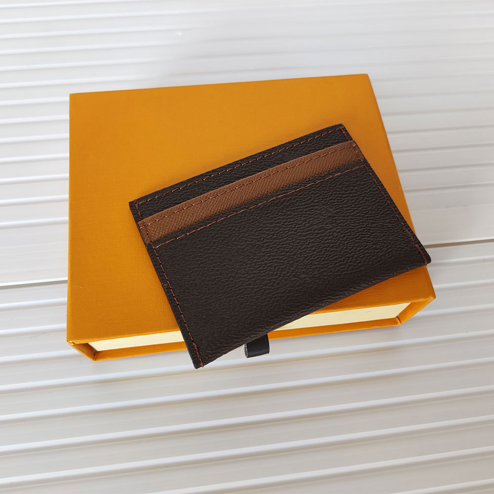 

Top High Quality Card Holder plaid style Wallet Mens Key Pouch Womens Handbags Leather zippy Holders Snake Purses Small Wallets Coin Purse Handbag, 62170 old flower