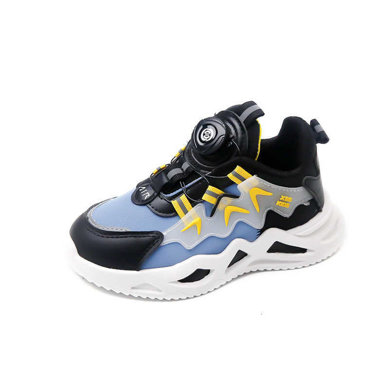 

Girls' Shoes Sports Shoes 2023 New Spring Chil1en's Shoes Spring and Autumn Style Rotating Button Middle and Large Chil1en's School, Yellow