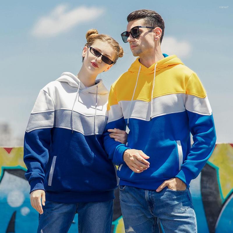 

Men's Hoodies Mens Sweatshirt Long Sleeve Autumn Winter Couple Top Tracksuits Sweatshirts Hoodie Men Patchwork Pullover Streetwear, Yellow