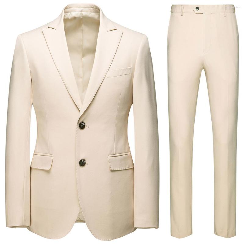 

Men's Suits Spring Casual Suit For Boy 2 Piece Set Men Business Plus Size Groom Blazer Pants Beige Party Wear 5xl 6xl, Light grey