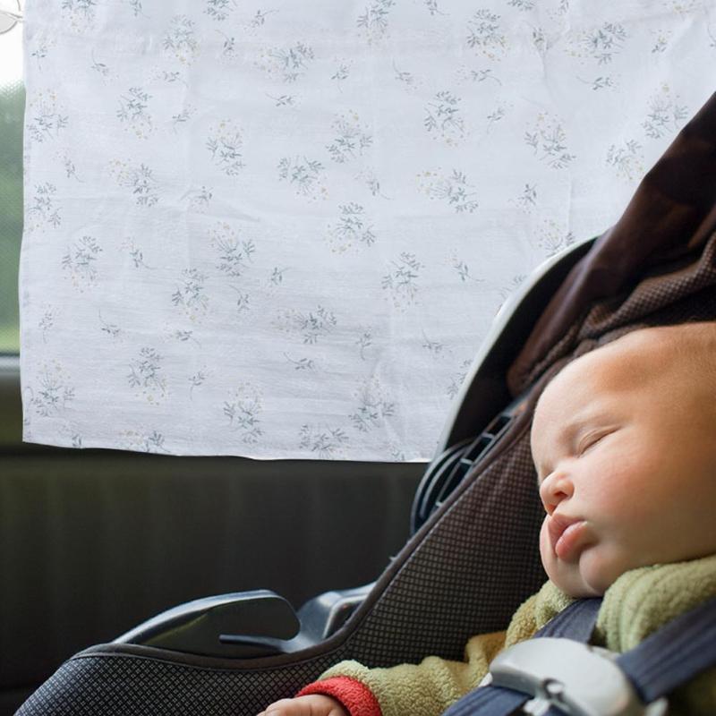 

Car Sunshade Sun Shade Curtain Lovely Cute Floral Pattern Covering Curtains In The Auto Interior Accessory
