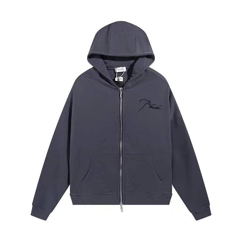 

Mens sweater Rhude designer hoodie letter-printed long-sleeved street holiday casual couple' same clothing -XL