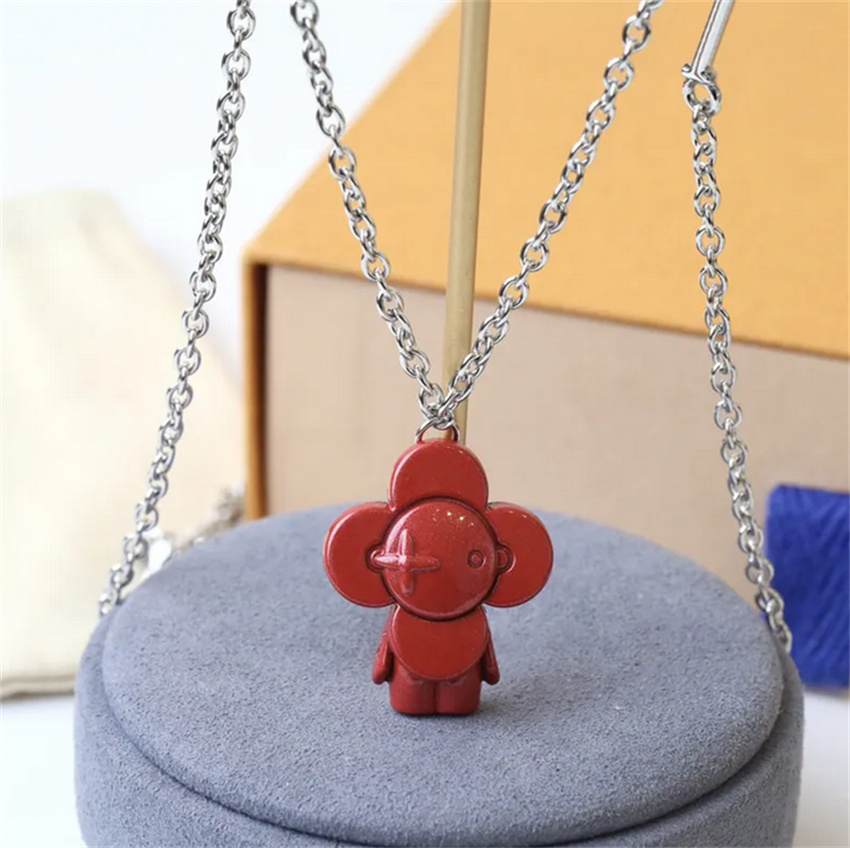 

2023 Designer Fashion Luxury Necklace Brand High Quality Jewelry For Women Party Gifts Presents Classic Letters Sunflowers Necklaces 6 Colors 8