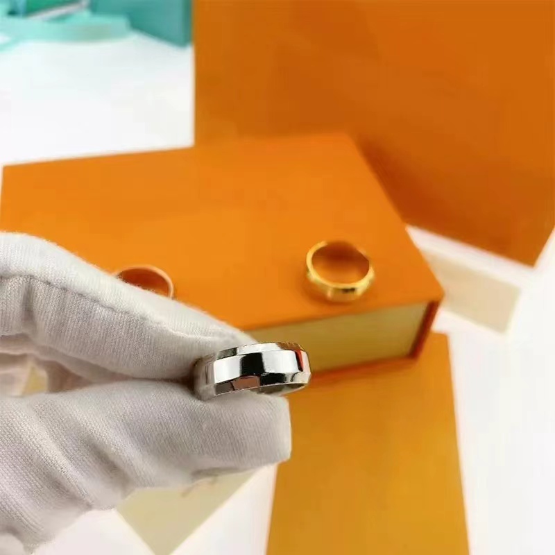 Men&#039;s fashion ring high quality designer stainless steel rings engagement commitment jewelry ladies gift-image-865036575