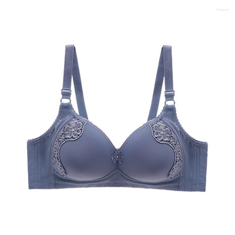 

Bras 36-46 B/C Floral Underwear Bralette Tops Wireless Vest Brassiere Women Plus Size Lingerie Middle Age Everyday Wear Bra, 03