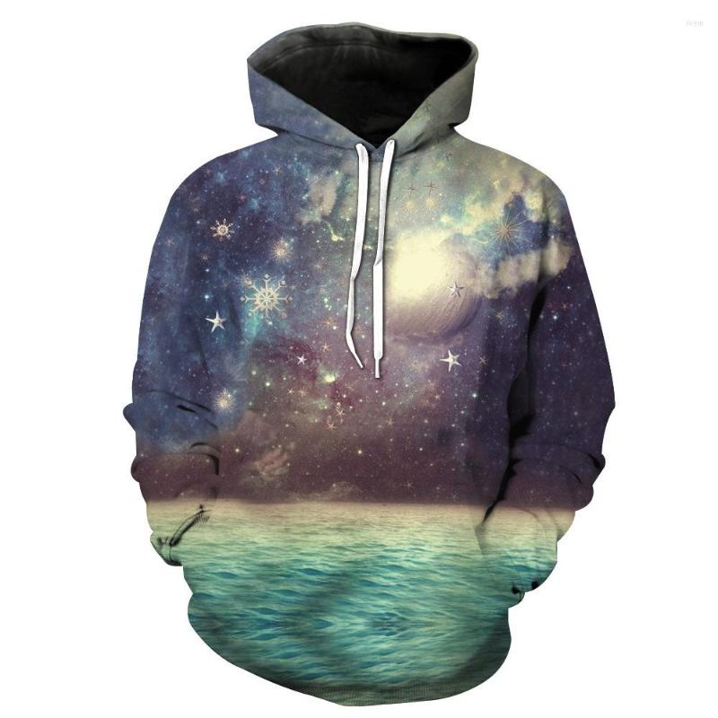 

Men' Hoodies CNUUIKOOEK Sweatshirts 3D Star Meteor Printed Hooded Pocket Pullover Hoody Fashion, Tylms-0602