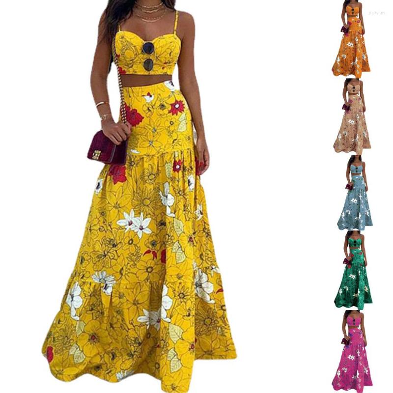 

Work Dresses Women' Dress Set Sexy Suspender 2-piece 2023 Summer