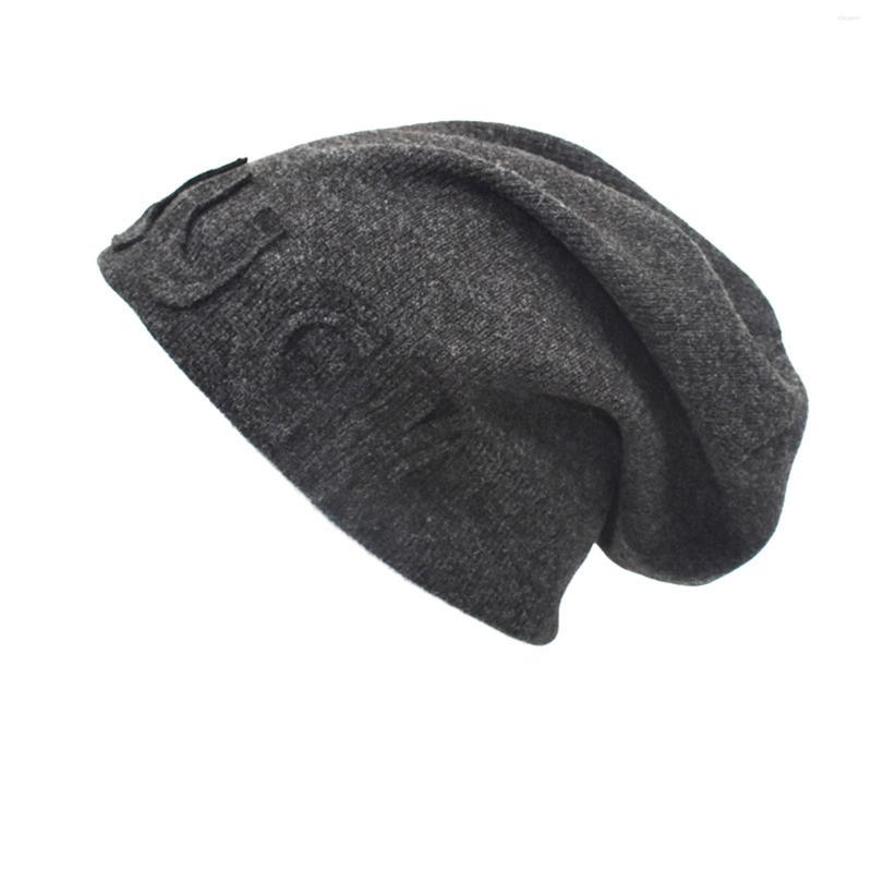 

Berets Winter Hats For Men Women Soft Warm Knit Hat Ski Stocking Cuffed Cap Adult 3 With, Black