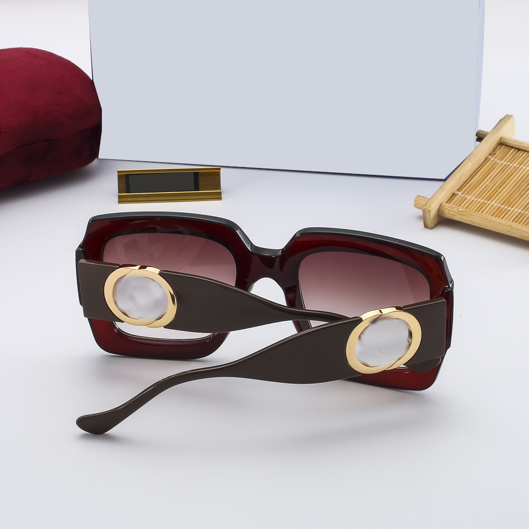 

Luxury mens sunglasses designer glasses fashion oversized sunglasses for woman eyewear squared polarized sun galsses uv400 gafas de sol shades 6option with box