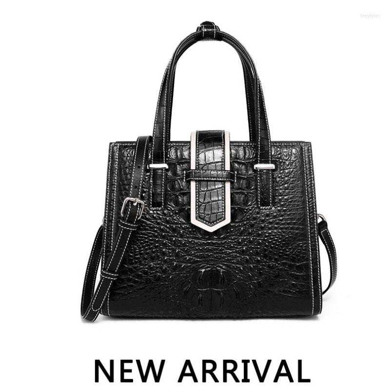 

Evening Bags Hongzhiyan European And American Style Leather Handbag Female Crocodile Bag Women, A2