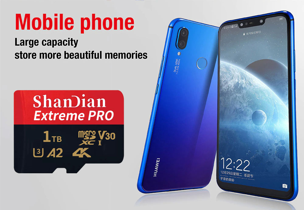 

Memory Card 128GB 256GB 512GB 1TB Micro TF Card Class 10 Flash for Video camera Drone tablet Smartphone high speed SD card