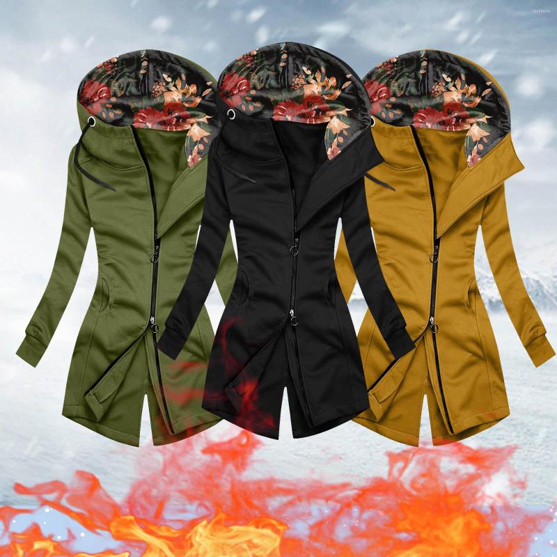 

Women' Jackets Ladies Solid Color Zipper Corduroy Filled Cotton Stand Collar Casual Pullover Fleece Women Linen Jacket For Colla, Black