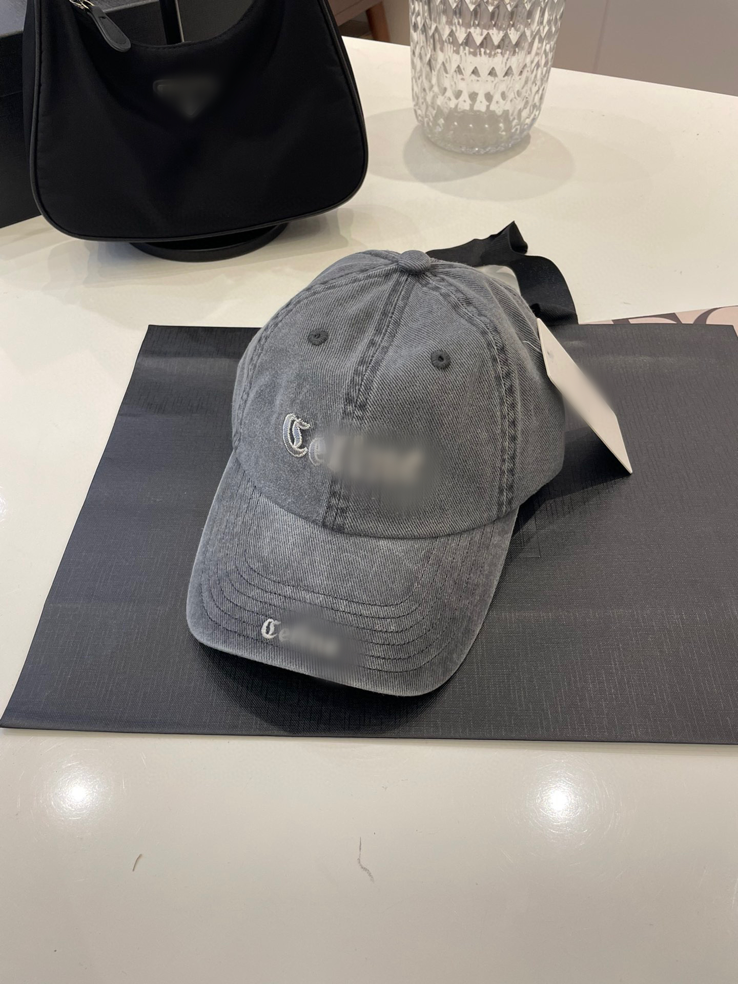 

2023 mens designer caps letter embroidery denim men snapbacks cool luxury fashion designers women baseball cap, Grey
