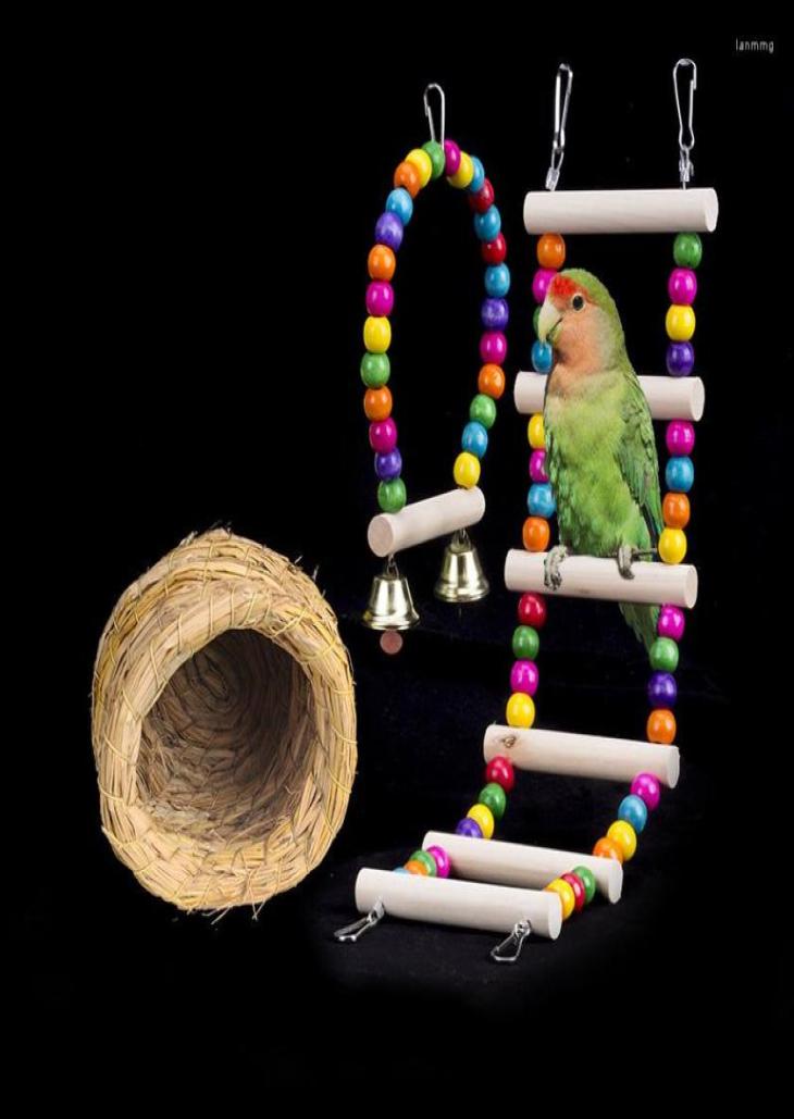 

Bird Cages Round Parrot Cage Metal Small Breeding Wooden Toys Carrier Bag Gabbia Per Uccelli Birds Accessoires DL60NL8079918