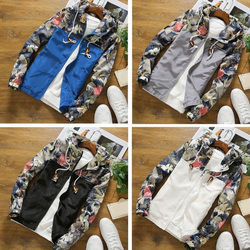 

Women's Jackets Hooded Causal Zipper Lightweight Jacke Sweatshirt Printed ShirtWomen's, White