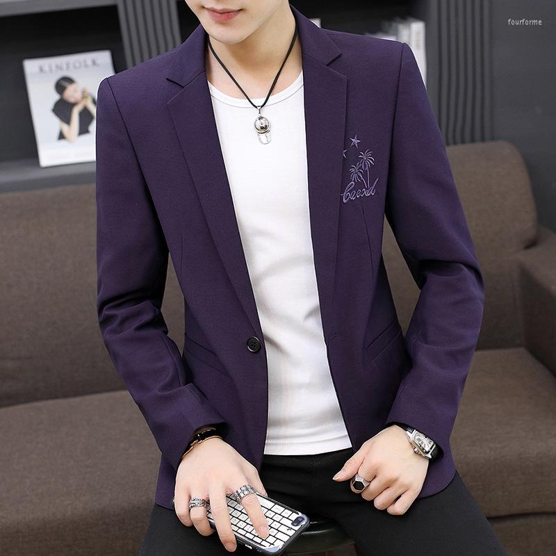 

Men's Suits Embroidered Solid Color Plus Size Men's & Blazer Costume Homme Wedding For Men, Wine red