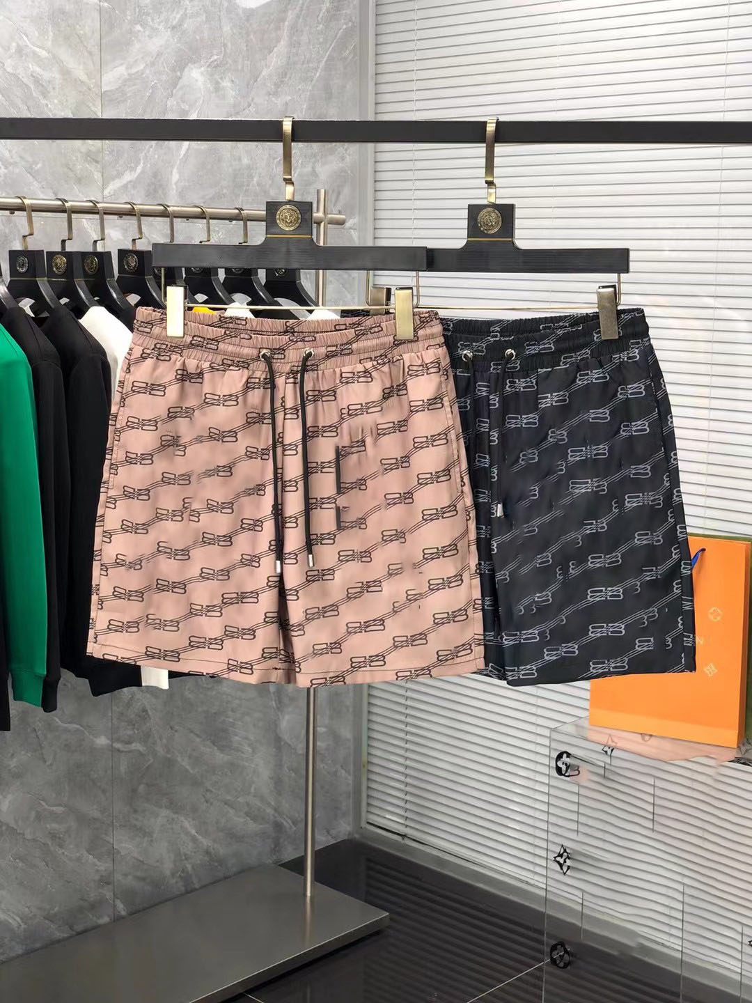 

Mens Designers Shorts summer shorts waterproof and quick-drying swimwear designer men'sl white black Medusa beach shortss men'ss swimwears men's swimming trunks.sc