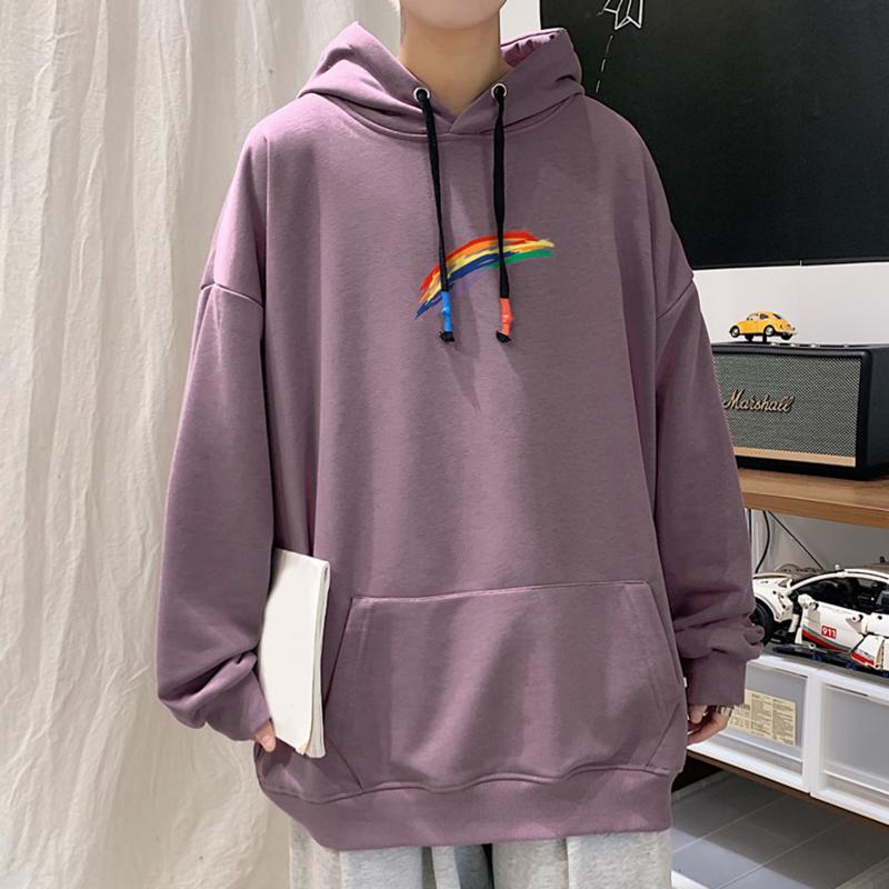 

Men's Hoodies & Sweatshirts Full Zip Hoodie Mens Autumn And Winter Fashion Casual Simple Pullover Hooded Sweater Long Sleeve Top Memory Foam, Black