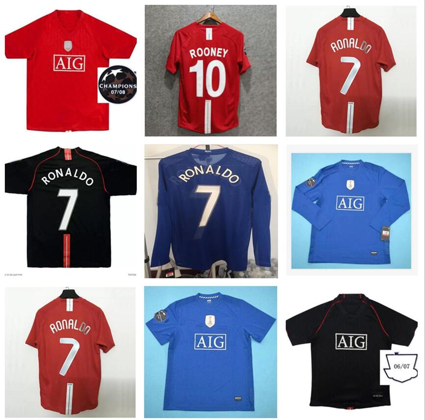 

Top 06 07 08 09 MaNcHeStEr MAN RONALDO Retro Soccer Jerseys uNiTeD Classic Vintage SCHOLES uTd 2006 2007 2008 2009 ROONEY football shirt GIGGS maillot de foot