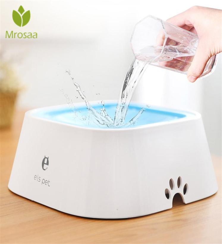 

1500ml 3rd Generation Dog Cat Floating Bowls Not Wetting Mouth Plastic Portable Drinking Water No Spill Feeder Y2009173281606