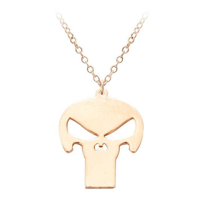 

Pendant Necklaces Fashion Stainless Steel Cool Mexican Sugar Skull Necklace For Women And Men Hallowmas Gift