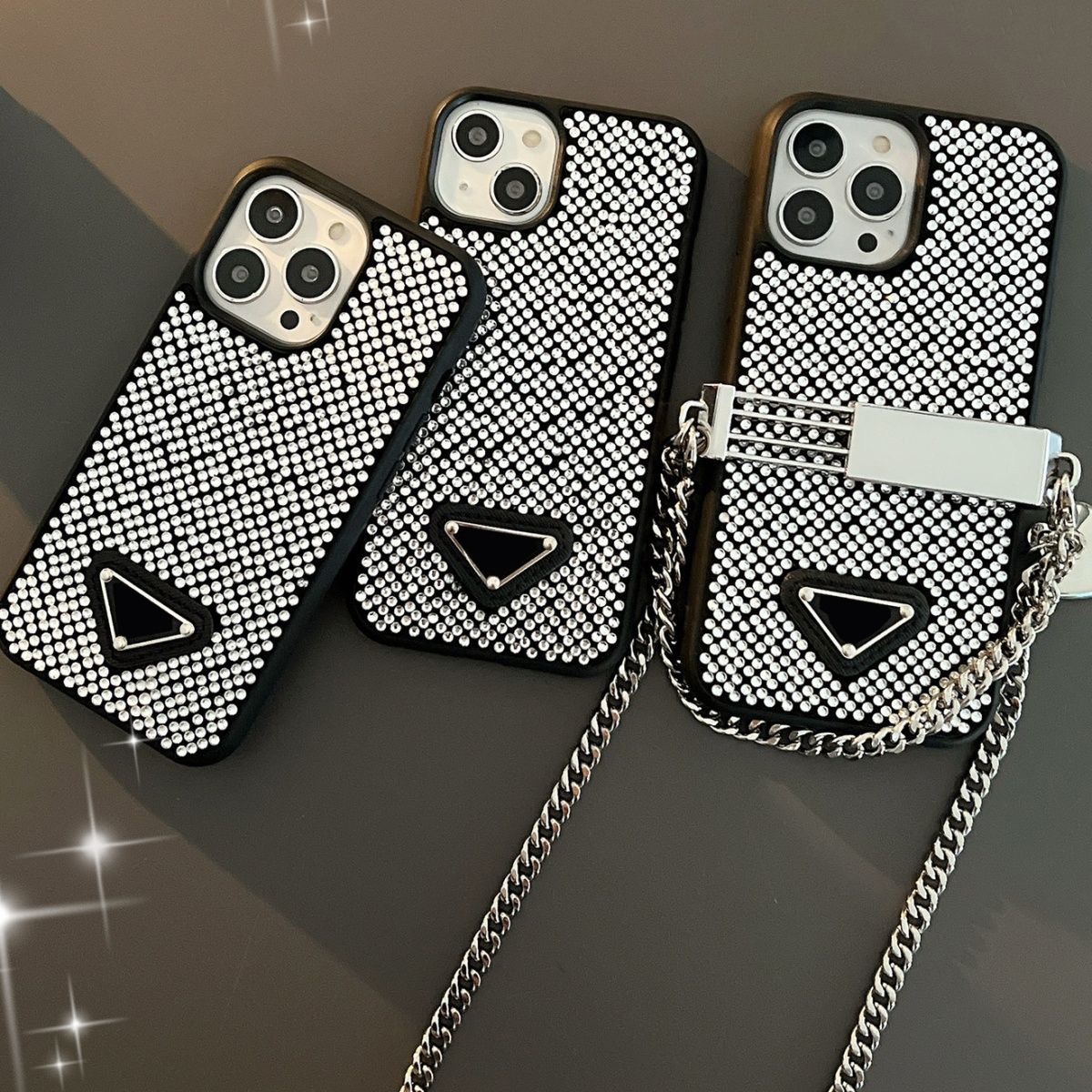 

Fashion Luxury Glitter Rhinestone Case For iPhone 14 13 12 Pra Max Plus 14 Pro Shockproof Cover Bling Bling Gem Diamond, With letter