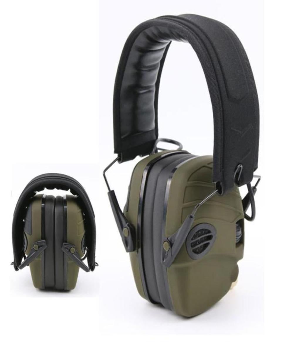 

Tactical Electronic Shooting Earmuff Antinoise Headset Outdoor Work Hunting Military Ground Handling Protective Accessories7335368