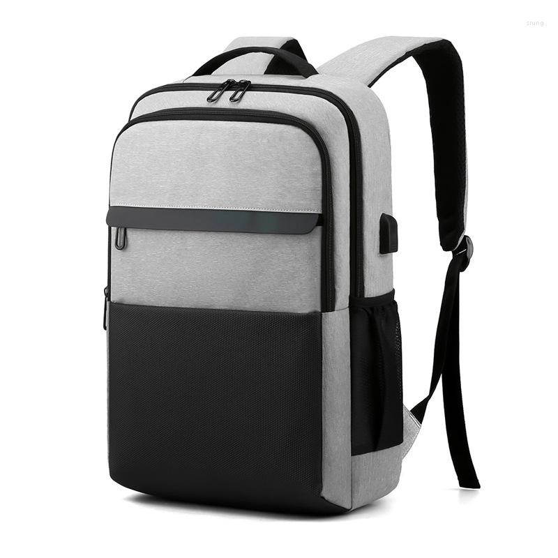 

Backpack For Men Multifunctional Waterproof Bag USB Business Portable Laptop Rucksack Large Capacity Unisex Backbag 15.6 Inches, Photo color