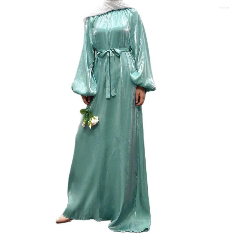 

Ethnic Clothing Middle East Saudi Arabia Turkish Women Fashion Dress Modest Long Sleeve Muslim Islamic Dubai Loose Prayer Robe