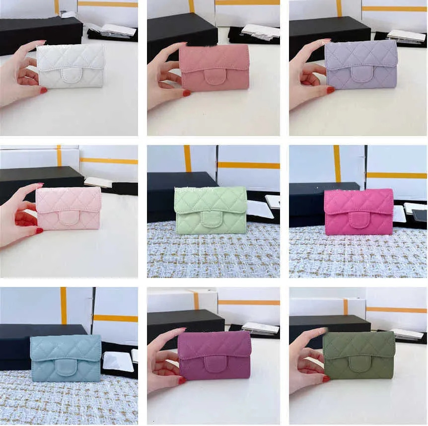 

More than 2023 high-end designer wallet purse color fashion women high quality luxury caviar leather handbags wallet pocket inside groove wholesale price, Style 4