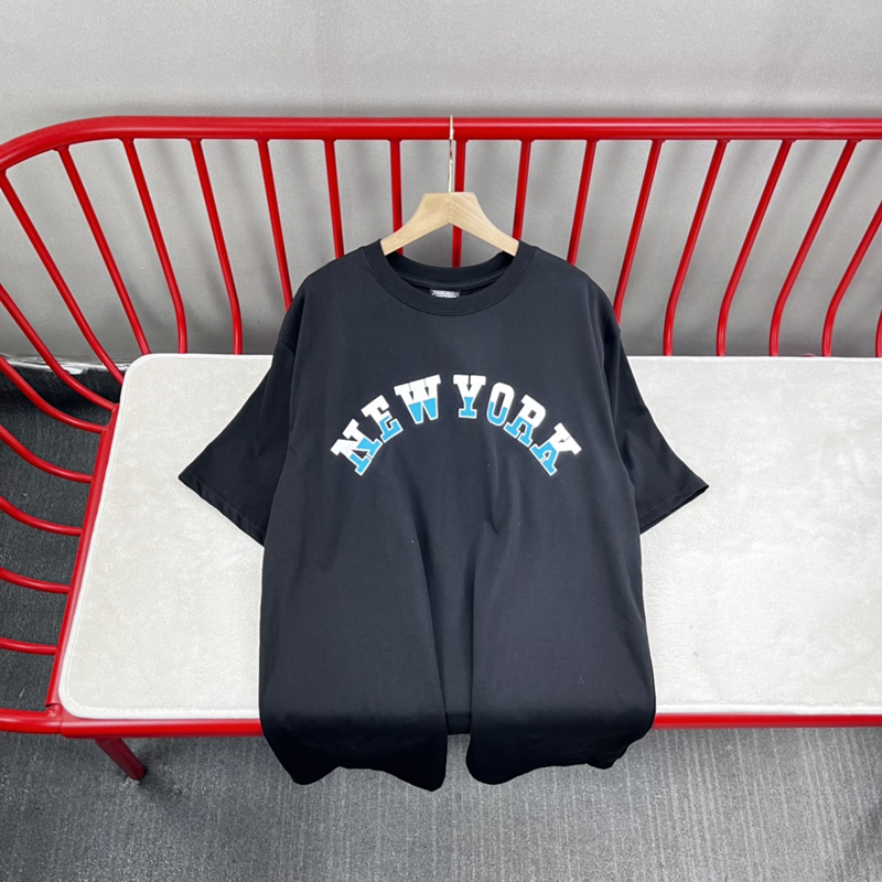 

23ss Spring Summer New York Tee T shirt Europe Skateboard Men Women Fashion Tshirt, Black