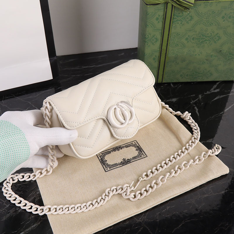 

Marmont designer bags purses designer woman handbag handbag Italian luxury fashion brand Size 16x9x4 cm model 476433, Dust bag