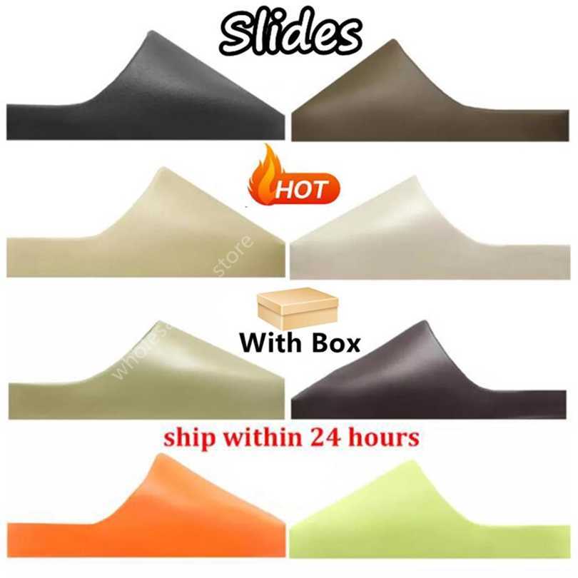 

With Box Designer Slides Slippers sandals Sneakers Shoes Flat Men Women sports Trainers