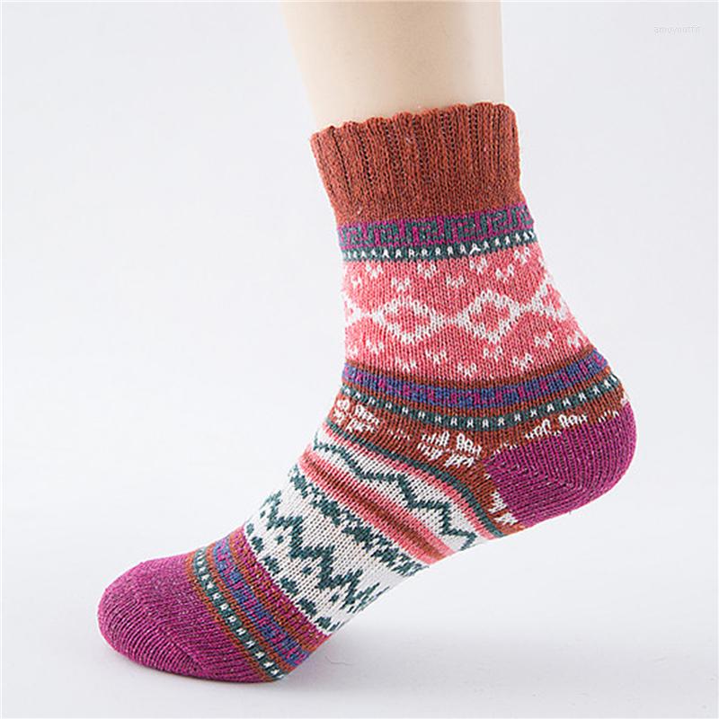 

Women Socks Sock Cartoon Print Creative Fashion Personalized Novelty Men Winter Warm Comfortable Wool, 5pcs color 4