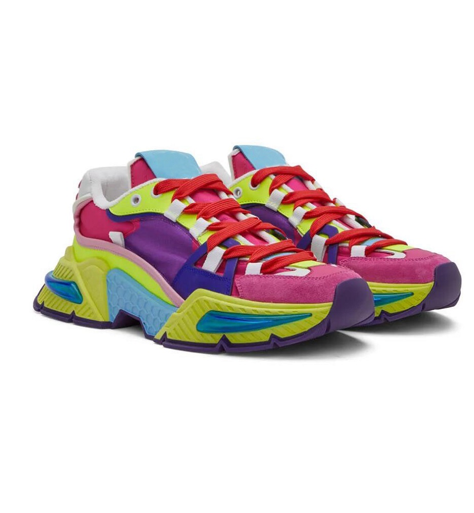 

Size38-46 Men Airmaster Sneakers Shoes Ultra-light Mixed-material Daymaster Nylon& Calfskin Suede Leather Trainers Famous Brand Comfort Walking BOX