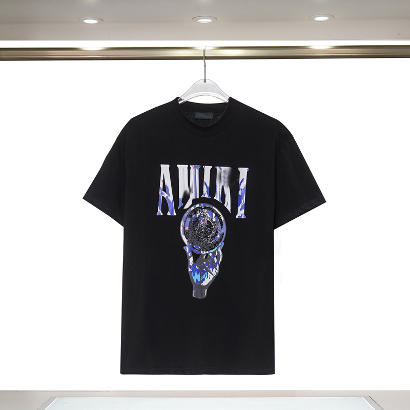 

23SS Summer T shirts t Shirt City Designer Limited Inkjet Graffiti Letter Printing Men's Women's Sailboat Short-sleeved Casual