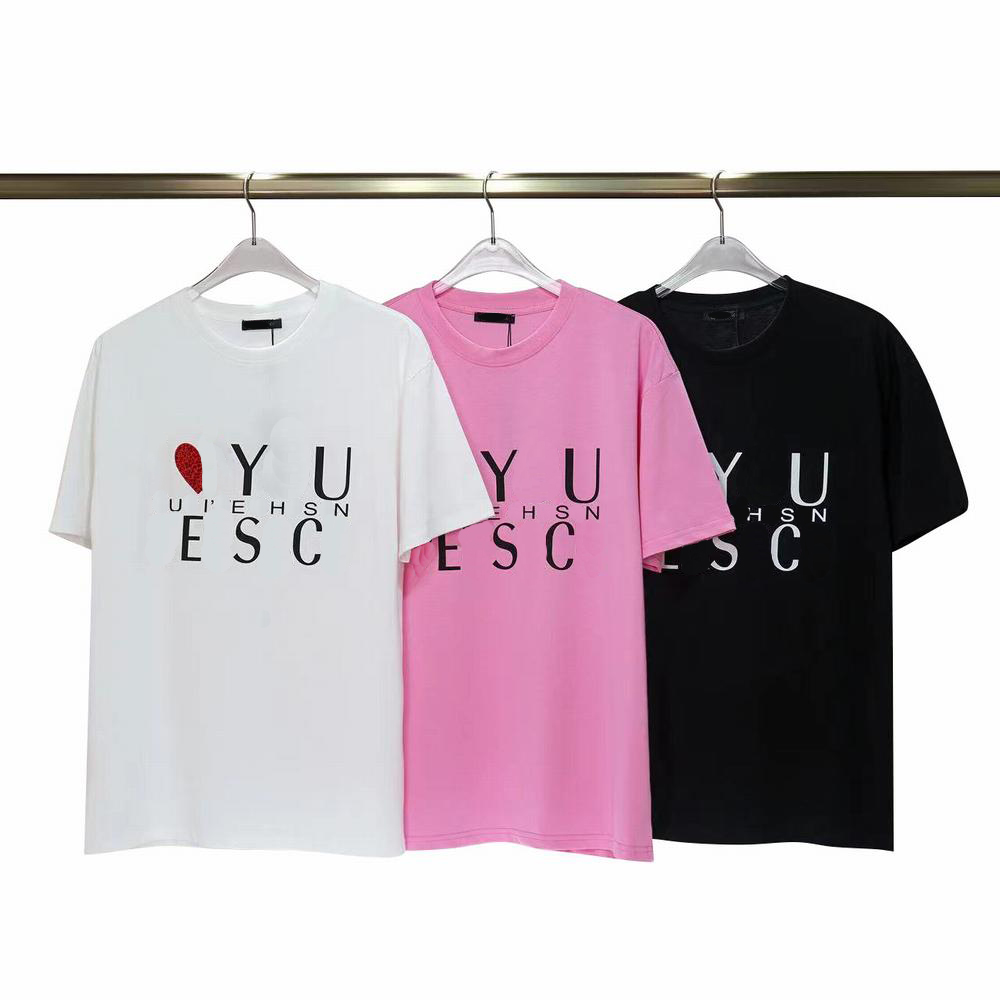 

Fashion Casual Men's and Women's Loose T-shirt with Letter-printed Short Sleeve Summer Top Sales Luxury Famous Design, Extra