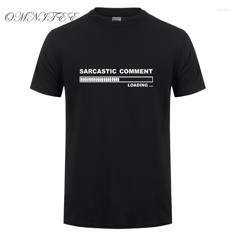 

T Shirts Summer Sarcastic Comment Loading Cotton Sleeve T-shirt Funny Clothings Tops Tee High Quality OT-833, Picture shown