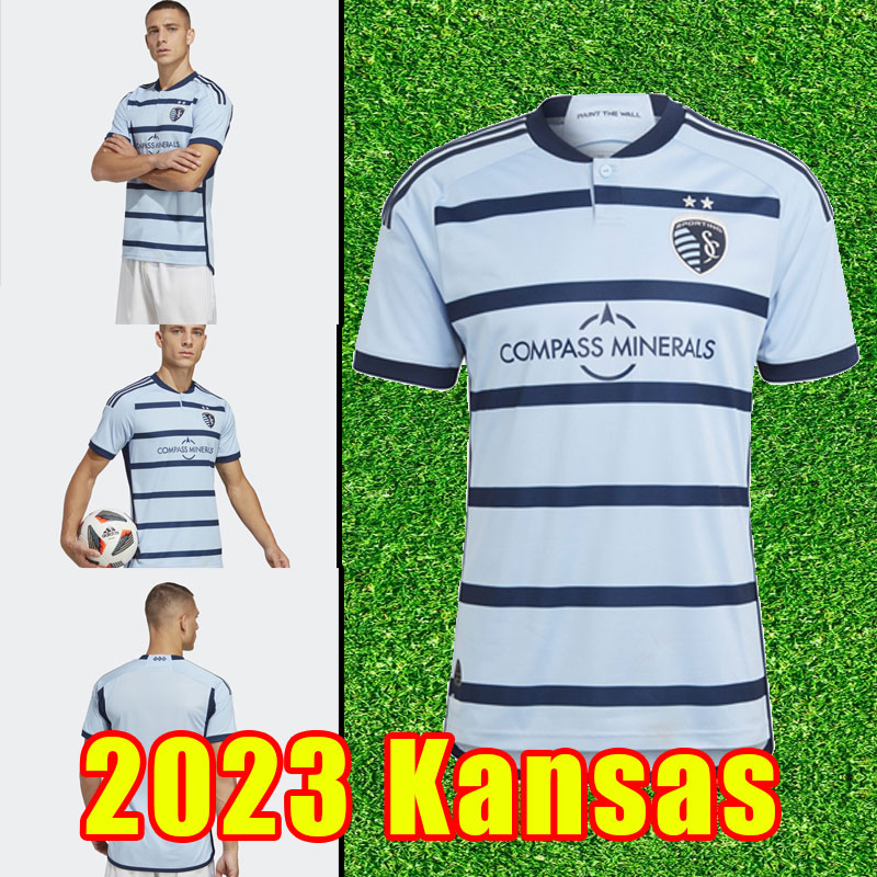 

mls 23 24 Sporting Kansas City soccer jerseys Player Version 2023 2024 PULIDO BUSIO RUSSELL ZUSI football shirts home adult maillot de futol thailand quality custom