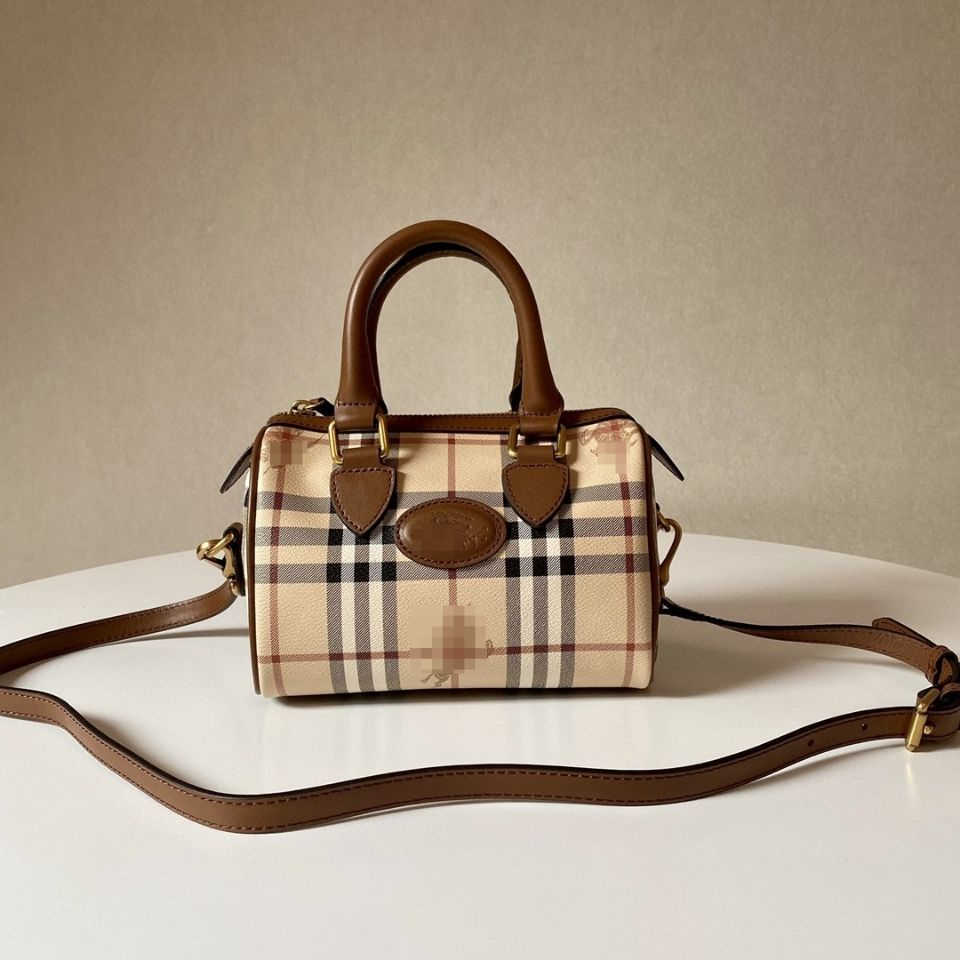 Designer Luxury Burbrerity Bags For Women High Quality Brown Crossbody Handbags Vintage Burbrery Leather Wallet Paris Plaid The Totes Bag Fashion Pu