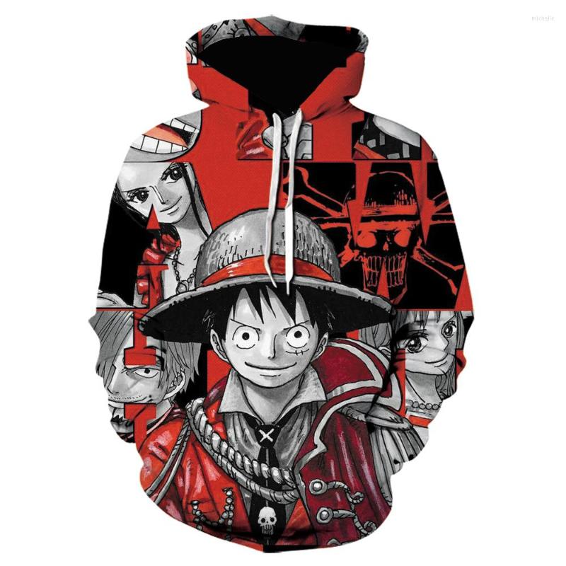 

Men's Hoodies Cloudstyle Anime 3D Men Clothes 2023 Sweatshirts One Piece Luffy Print Pullovers Harajuku Tops Streetwear Oversized, We-1222