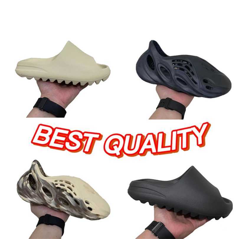 

2022 Designer Slippers Men Women Sandals Hole Shoes Foam Ochre RUNR Bone Resin Clogs Desert Ararat Slippers Luxury Slipper size run small, Color8