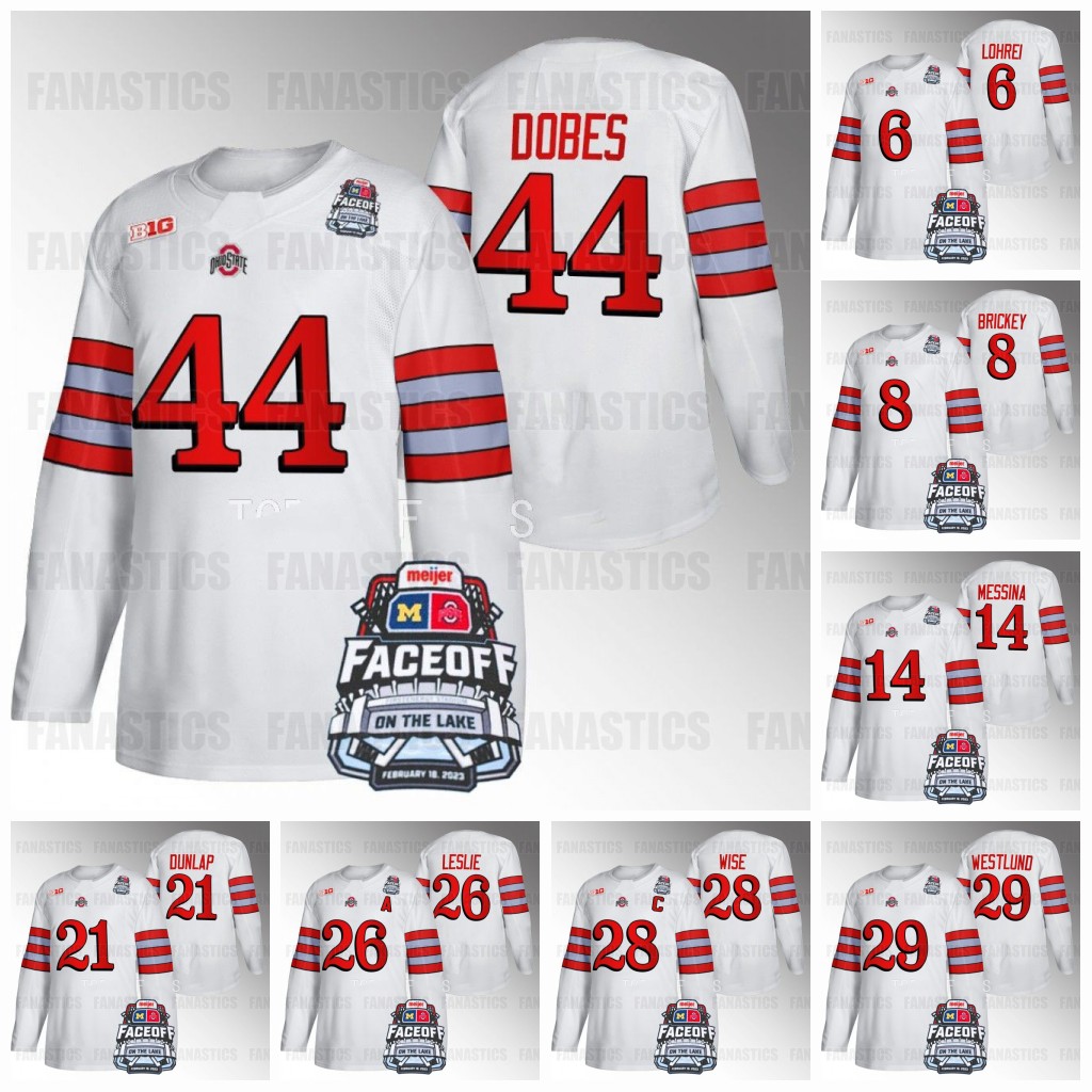

2023 Ohio State Buckeyes Faceoff On The Lake White Football-Inspired 2023 Jerseys Cole McWard Mason Lohrei Brickey Messina Thiesing Gildon Halliday Cassidy Dunlap, White mens s-3xl